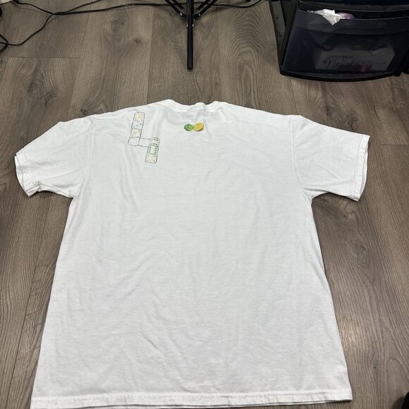 Y2K Sierra Mist La Natural Promo Graphic T Shirt White Double Sides Men's Large - Picture 5 of 6